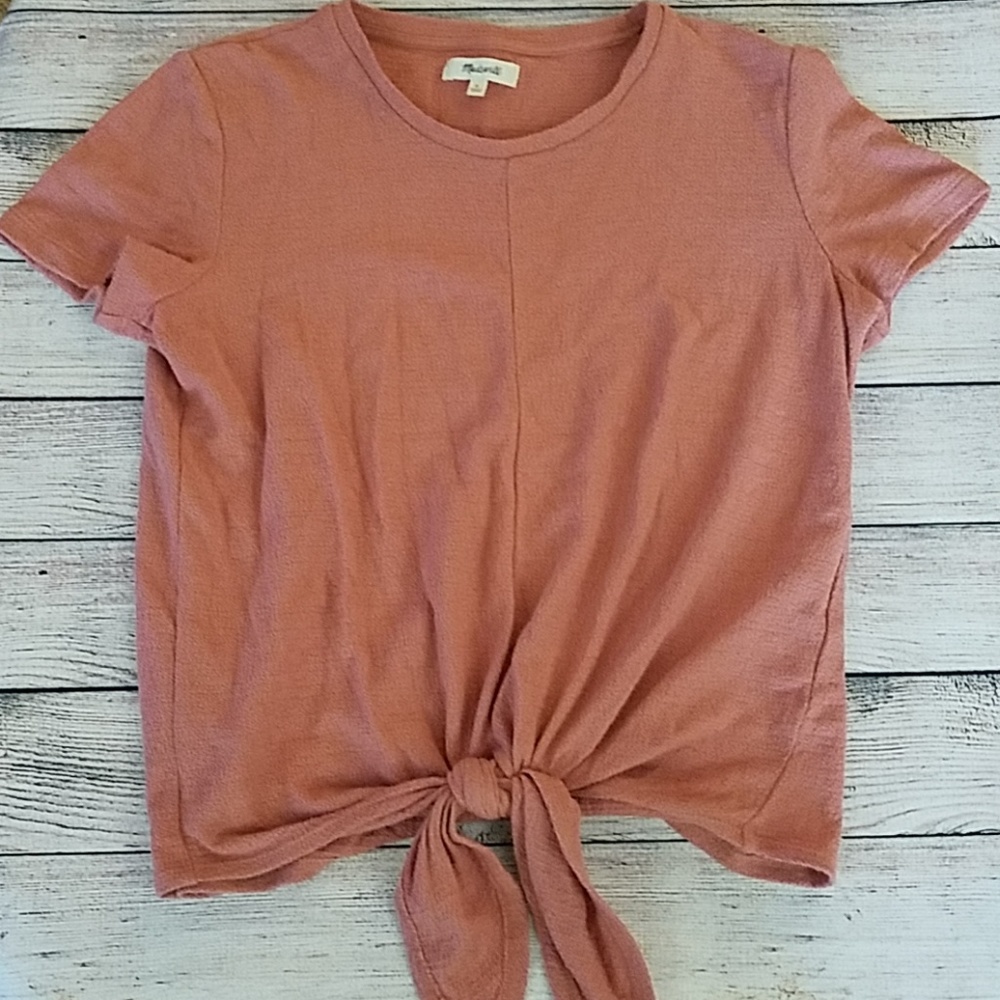 Madewell Tie-waist Tee - Sz. S